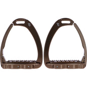 Tech Stirrups Estribos Venice Sloped Evo Swarovski Marron