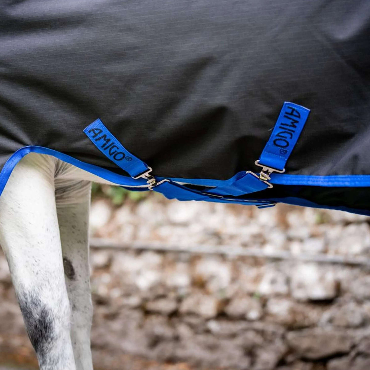 Amigo Ripstop 900D Plus Pony 50g Negro/Azul clasico