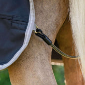 Amigo Turnout 1200D Plus Pony 0g Negro/Gris/Plata