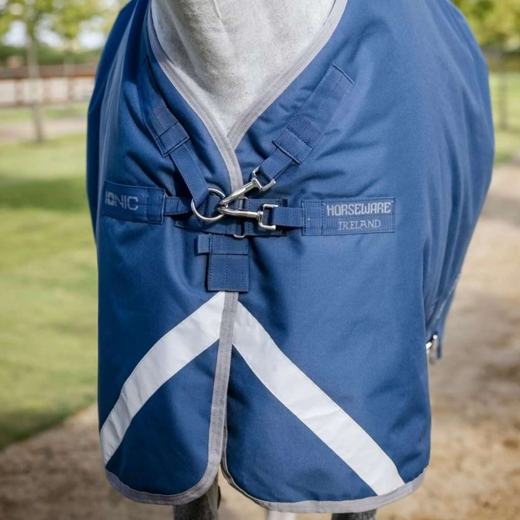 Horseware Therapy Turnout Ionic 100g Azul Imperial/Plata/Marino