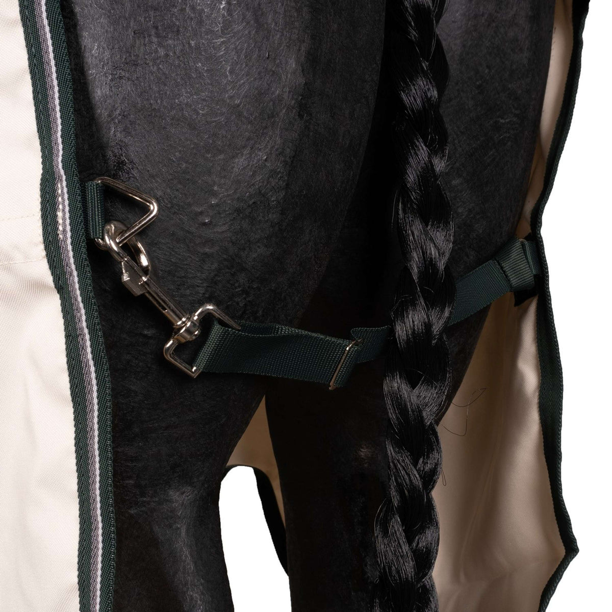 Rambo Hoody Pony Tiza/Verde cazador/Plata