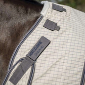 Rambo by Horseware Optimo Supreme Summer Sheet Plus Cuadros azul marino/Gris tormenta/Plata