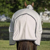 Rambo by Horseware Optimo Supreme Summer Sheet Plus Cuadros azul marino/Gris tormenta/Plata