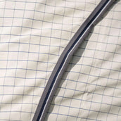 Rambo by Horseware Optimo Supreme Summer Sheet Plus Cuadros azul marino/Gris tormenta/Plata