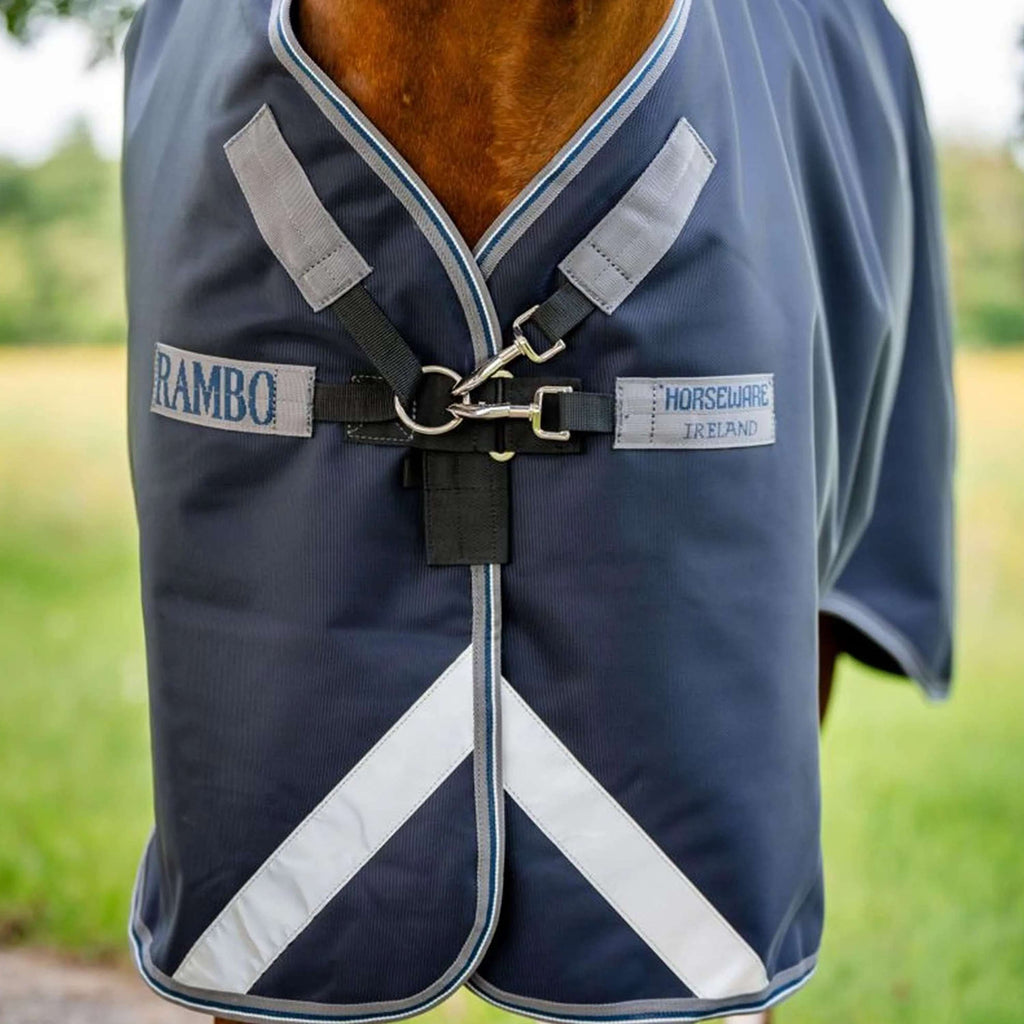 Rambo Turnout 1680D 50g Azul marino/Gris tormenta/Plata