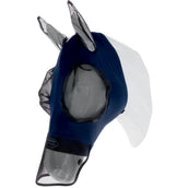 WeatherBeeta Máscara para Moscas ComFiTec Luxe Bug Eye Saver con Orejas y Nariz Azul marino/Negro
