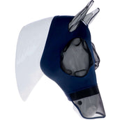 WeatherBeeta Máscara para Moscas ComFiTec Luxe Bug Eye Saver con Orejas y Nariz Azul marino/Negro