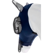 WeatherBeeta Máscara para Moscas ComFiTec Luxe Bug Eye Saver con Orejas y Nariz Azul marino/Negro