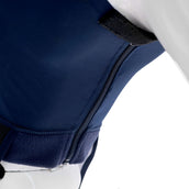 WeatherBeeta Máscara para Moscas ComFiTec Luxe Bug Eye Saver con Orejas y Nariz Azul marino/Negro