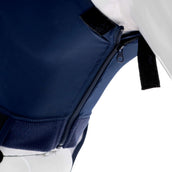 WeatherBeeta Máscara para Moscas ComFiTec Luxe Bug Eye Saver con Orejas y Nariz Azul marino/Negro