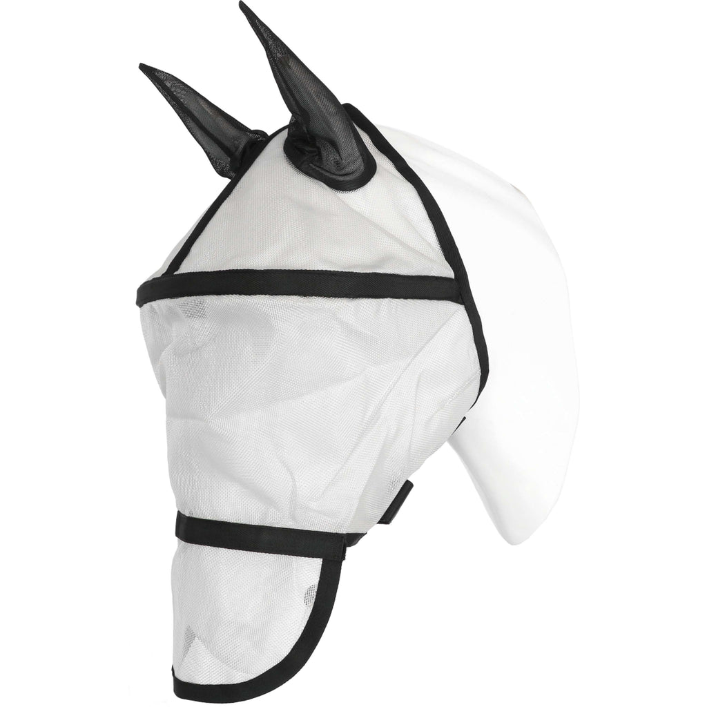 EQUITHÈME Máscara para Moscas Protec con Protección UV Plata