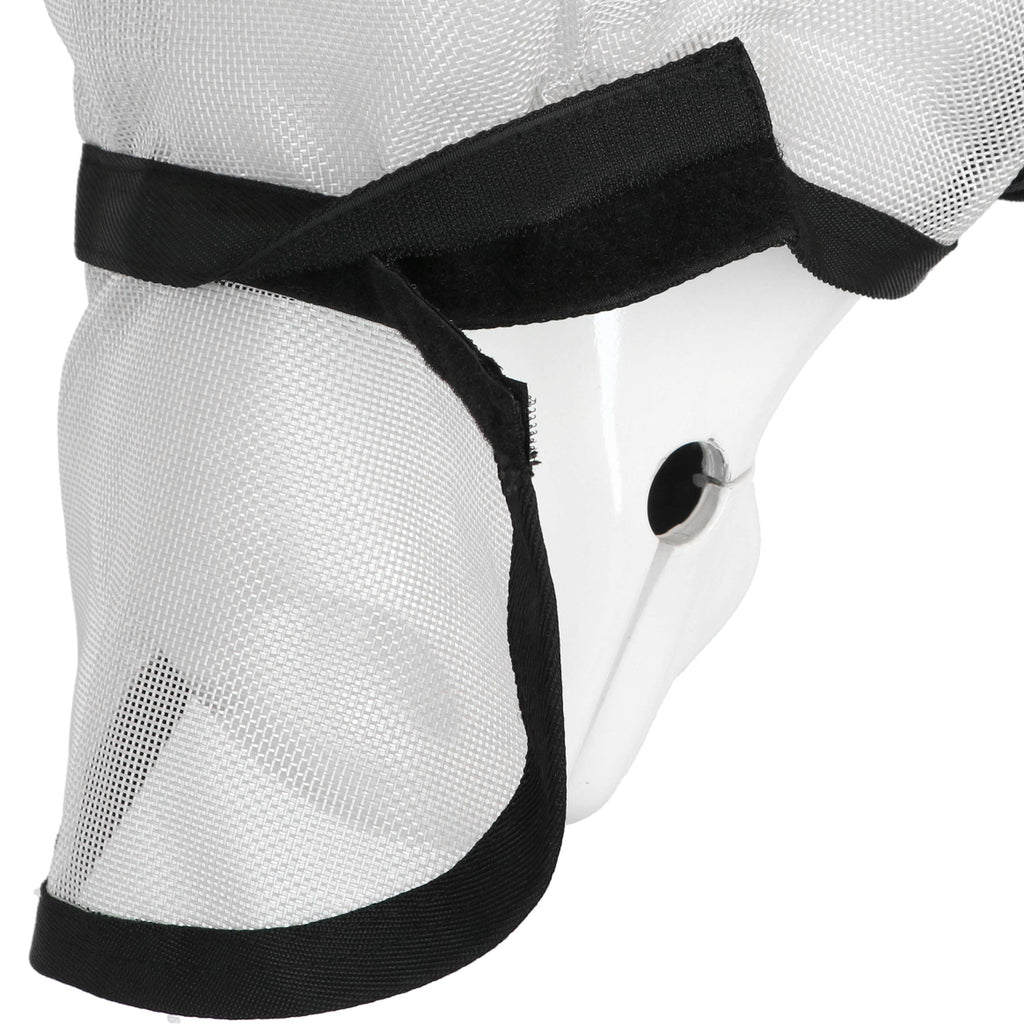 EQUITHÈME Máscara para Moscas Protec con Protección UV Plata