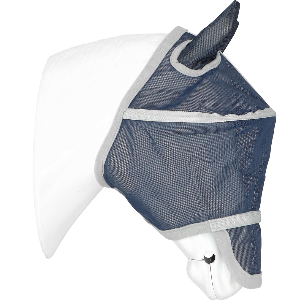 EQUITHÈME Máscara Antimoscas Hoop con Protección UV Navy