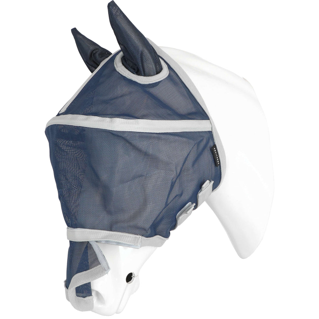 EQUITHÈME Máscara Antimoscas Hoop con Protección UV Navy