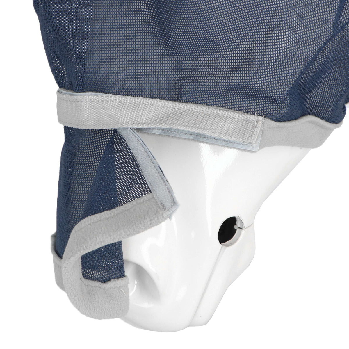 EQUITHÈME Máscara Antimoscas Hoop con Protección UV Navy