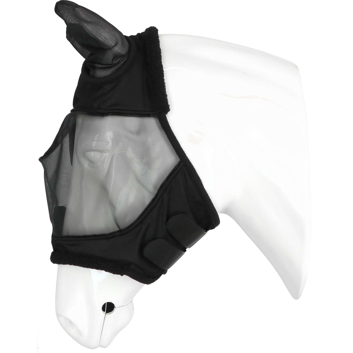 EQUITHÈME Máscara para Moscas Teddy UV Protection Negro