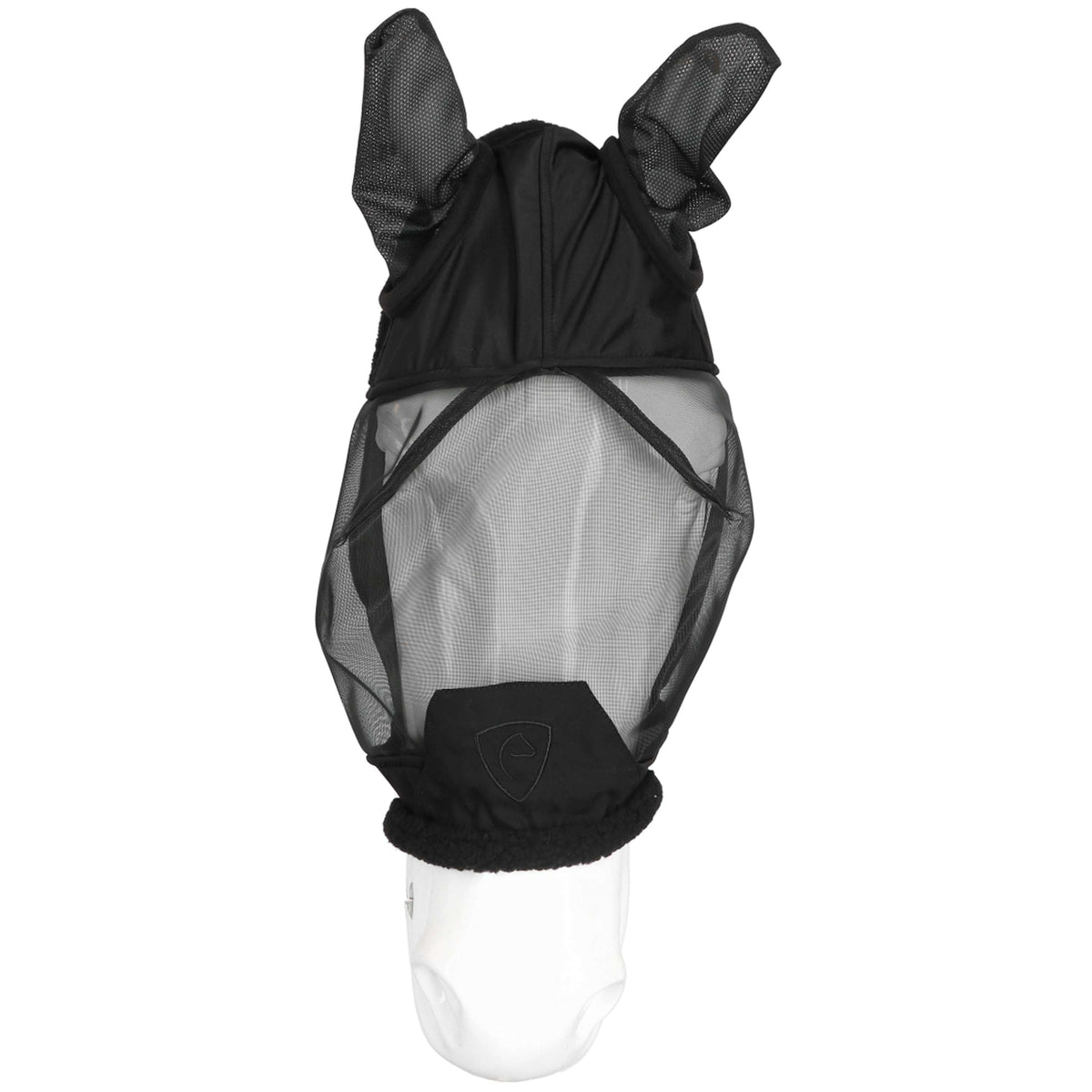 EQUITHÈME Máscara para Moscas Teddy UV Protection Negro