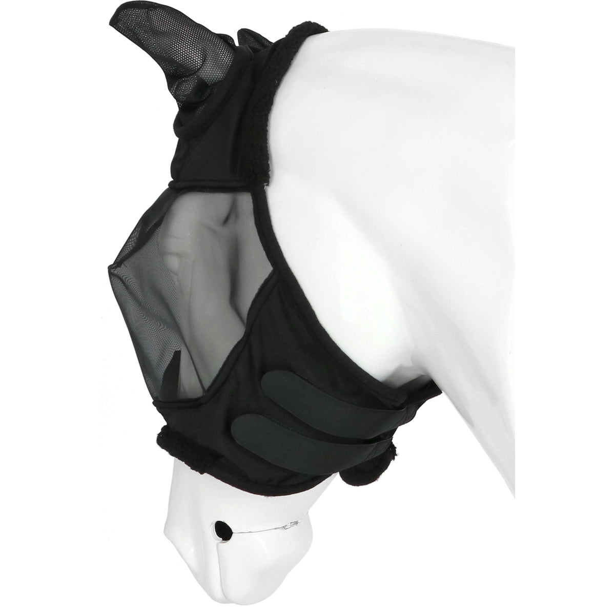 EQUITHÈME Máscara para Moscas Teddy UV Protection Negro