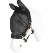 EQUITHÈME Cabezada con Máscara Antimoscas con Protección UV Negro