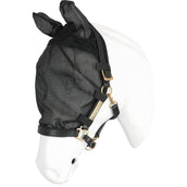 EQUITHÈME Cabezada con Máscara Antimoscas con Protección UV Negro