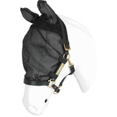 EQUITHÈME Cabezada con Máscara Antimoscas con Protección UV Negro