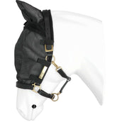 EQUITHÈME Cabezada con Máscara Antimoscas con Protección UV Negro