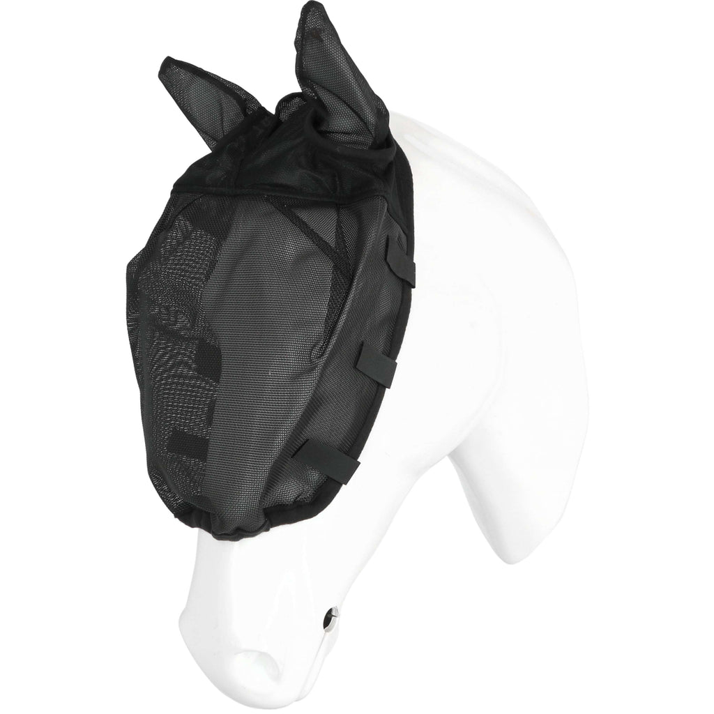 EQUITHÈME Cabezada con Máscara Antimoscas con Protección UV Negro