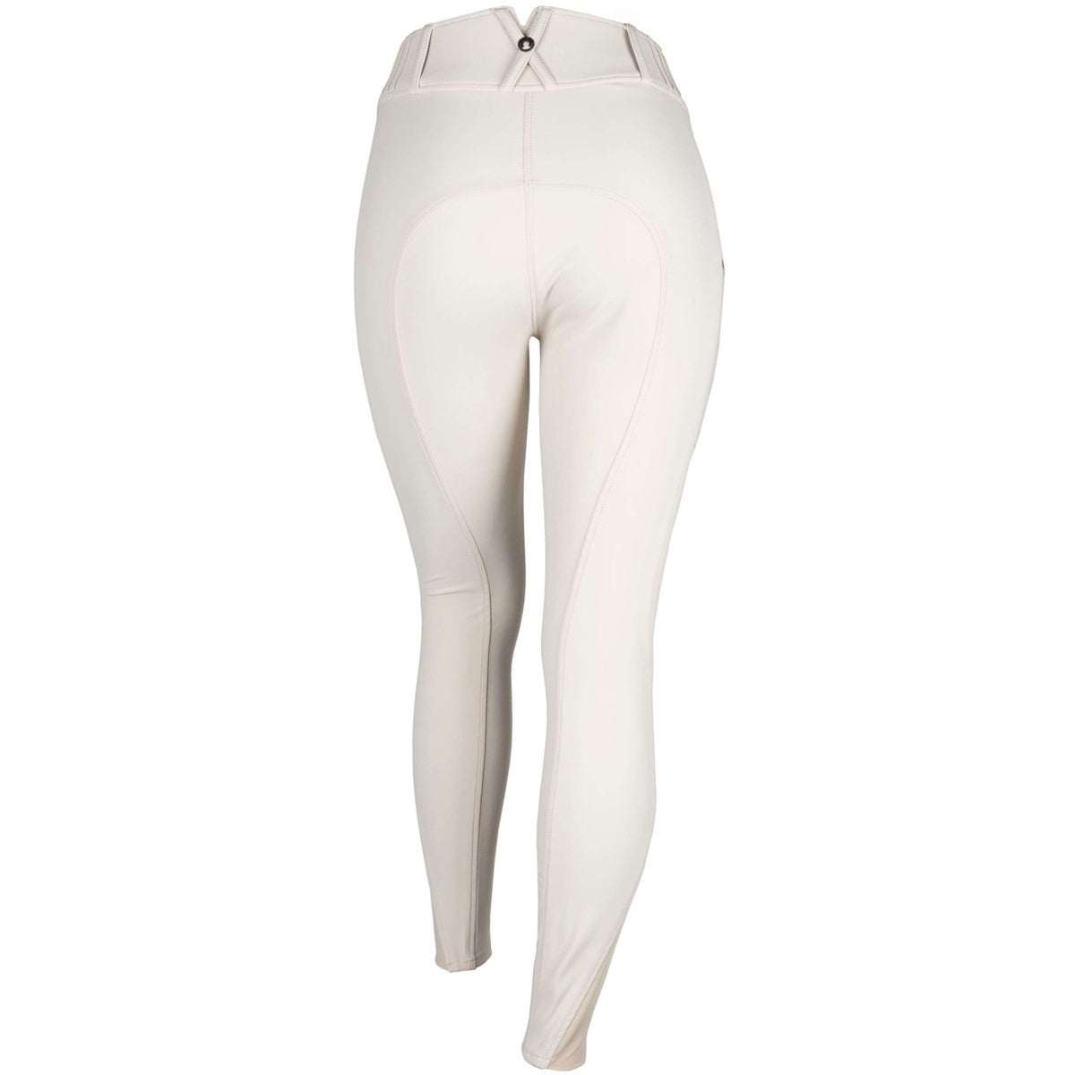 Montar Pantalones MoZuna Gun Metal Crystals Agarre de rodilla Warm Light Grey