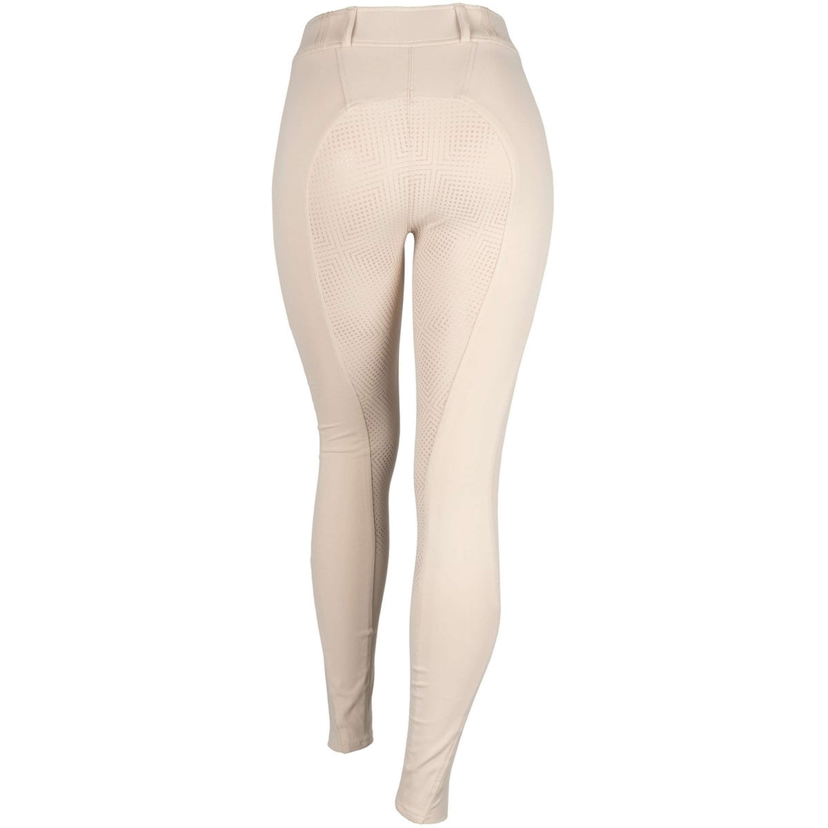 Montar Legging de Equitación MoZuna Gun Metal Crystals Full Grip Warm Light Grey