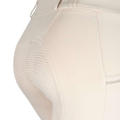 Montar Legging de Equitación MoZuna Gun Metal Crystals Full Grip Warm Light Grey