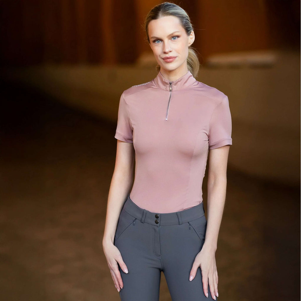 Equestrian Stockholm Camiseta UV Protection Rosa