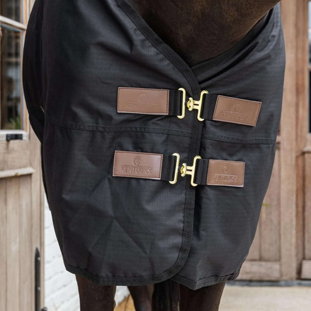 Kentucky Turnout Rug All Weather Waterproof Classic 300g Negro