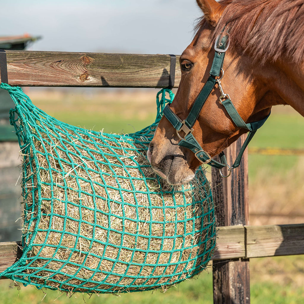 Agradi Horse Red de Heno Flexi Strong Malla 4,5x4,5cm Verde