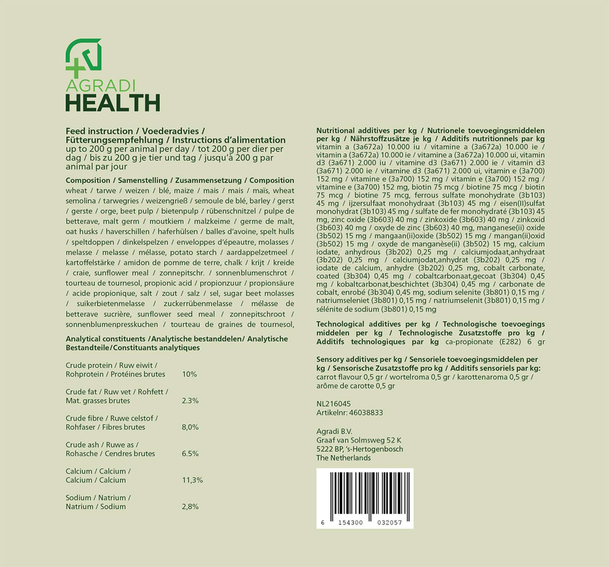 Agradi Horse Golosina Zanahoria