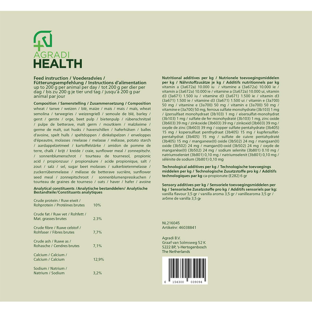 Agradi Health Golosina Vanille