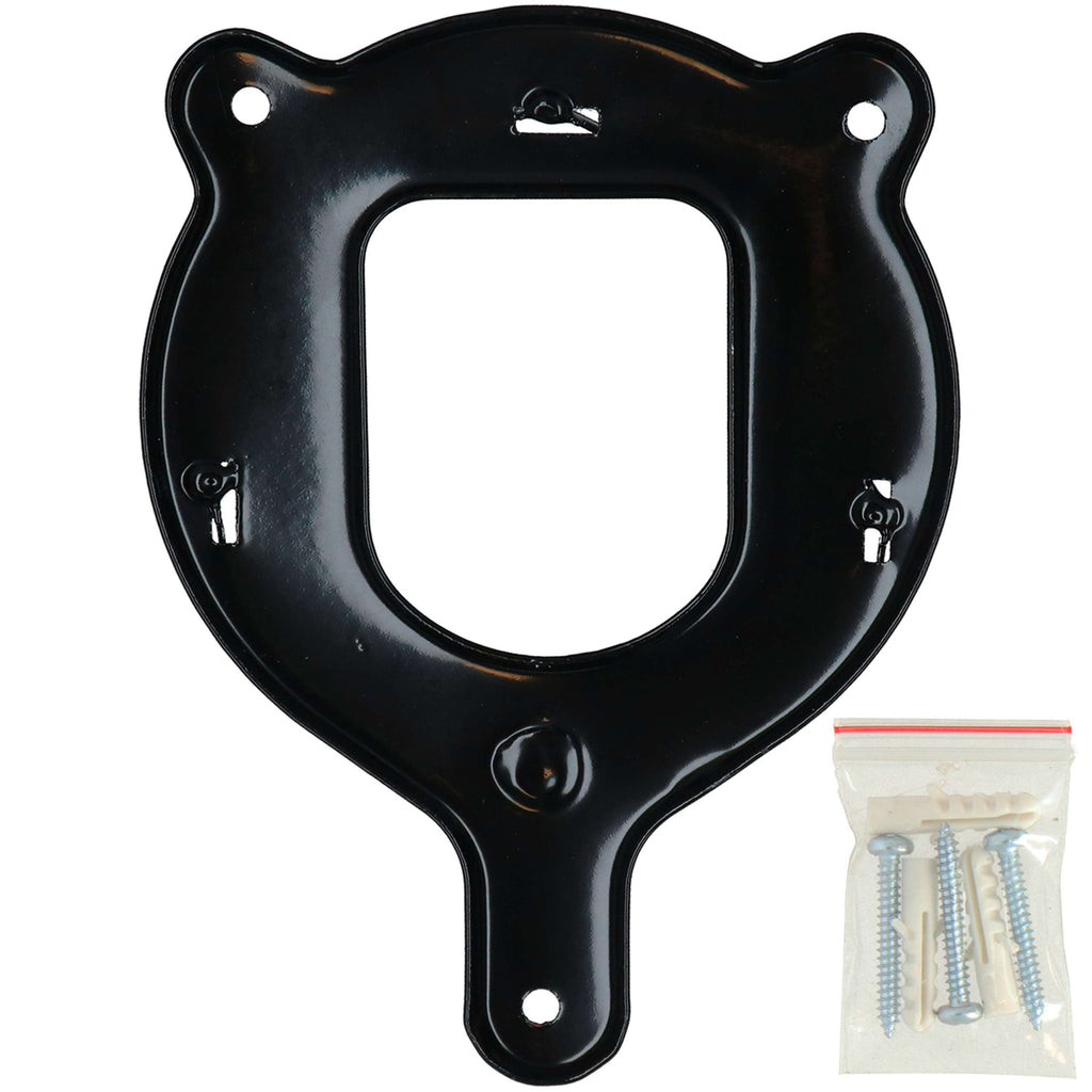 Agradi Horse Colgador de Bridas Metal Negro