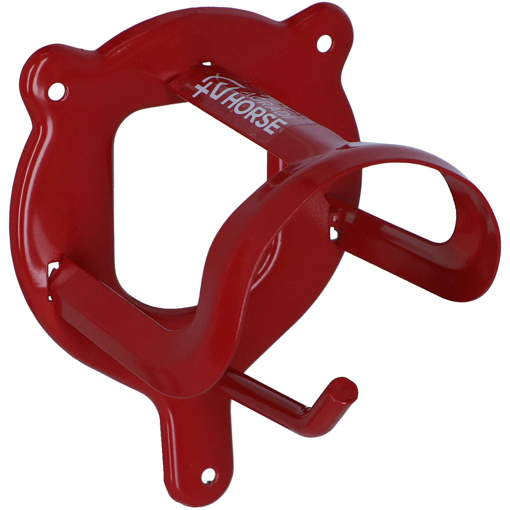 Agradi Horse Colgador de Bridas Metal Rojo