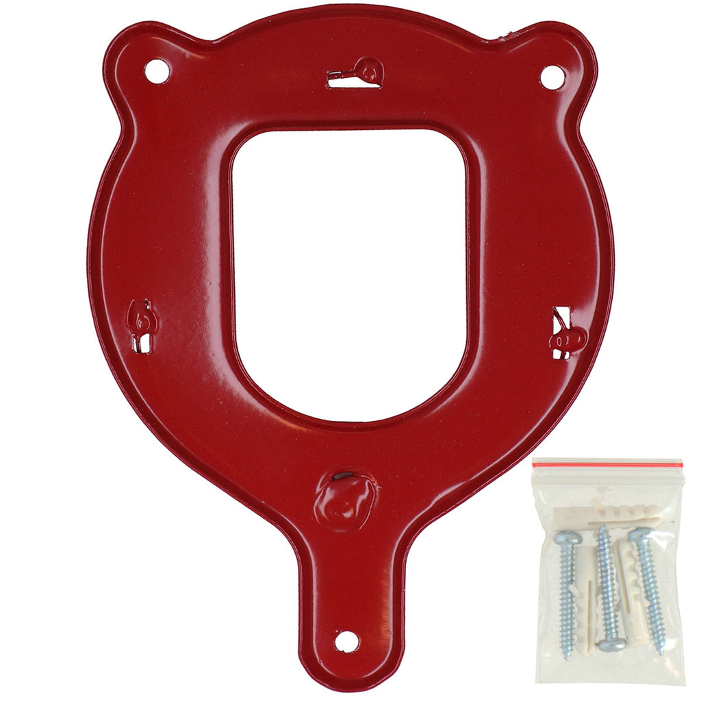 Agradi Horse Colgador de Bridas Metal Rojo