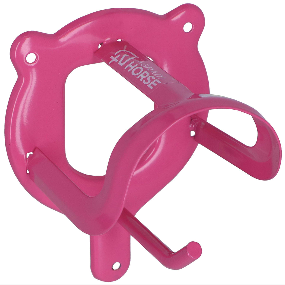 Agradi Horse Colgador de Bridas Metal Rosa