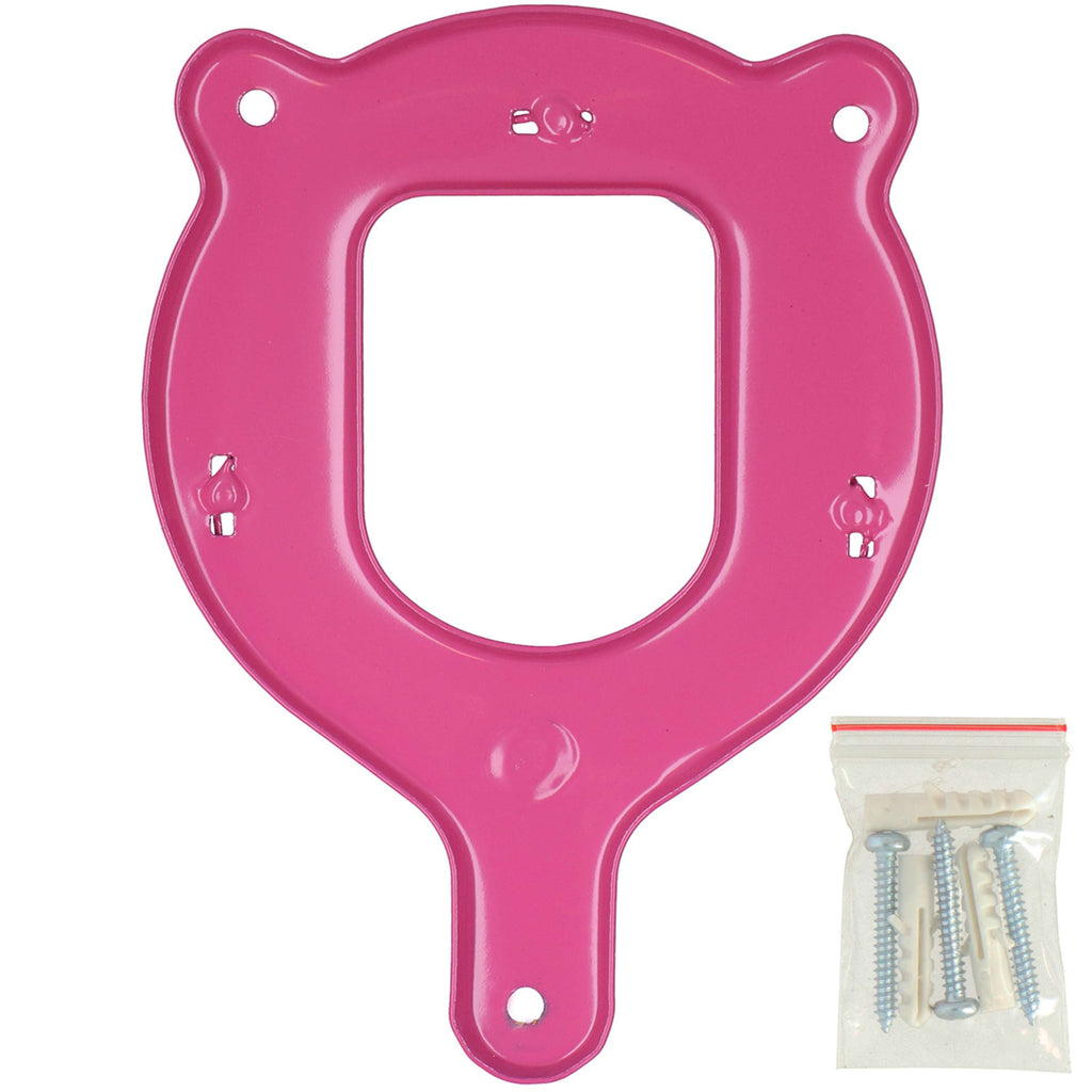 Agradi Horse Colgador de Bridas Metal Rosa