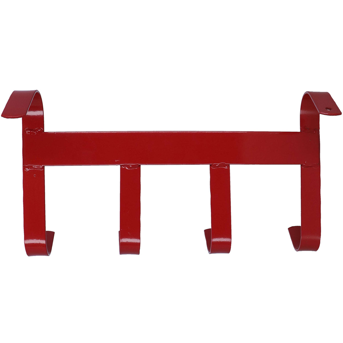 Agradi Horse Colgador de Bridas con 4 Ganchos Rojo