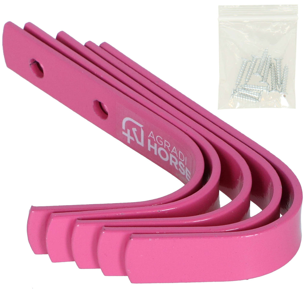 Agradi Horse Ganchos estables 5 Piezas Rosa