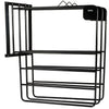 Agradi Horse Soporte para Mantas para 3 Mantas Métal XH Negro