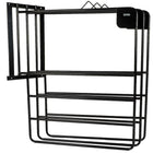 Agradi Horse Soporte para Mantas para 3 Mantas Métal XH Negro