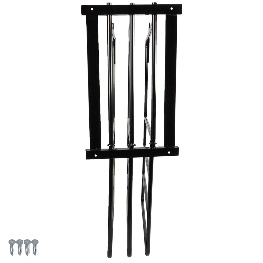 Agradi Horse Soporte para Mantas para 3 Mantas Métal XH Negro