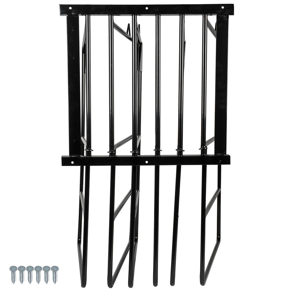 Agradi Horse Soporte para Mantas para 6 Mantas Métal XH Negro