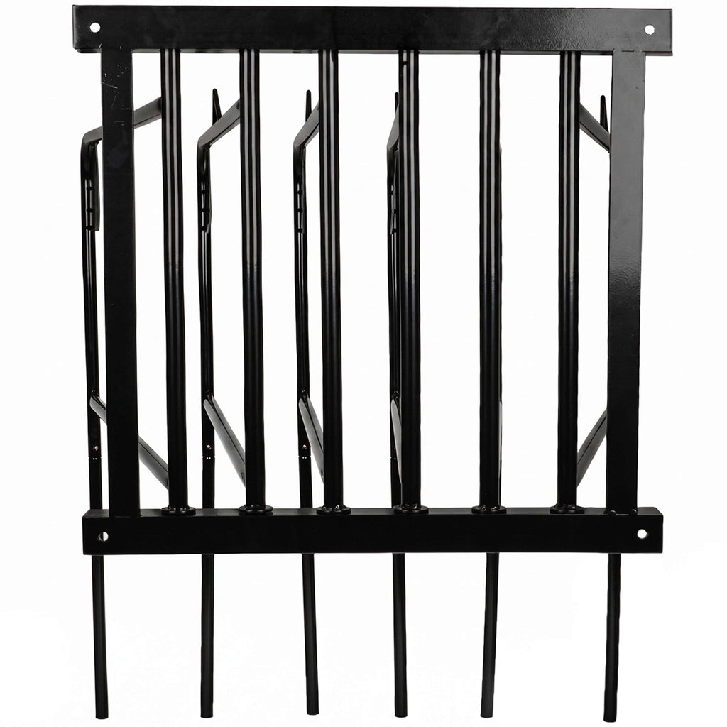 Agradi Horse Soporte para Mantas para 6 Mantas Métal S Negro
