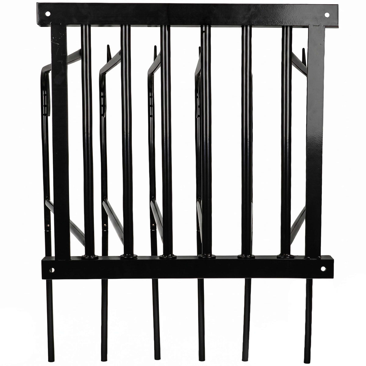 Agradi Horse Soporte para Mantas para 6 Mantas Métal S Negro