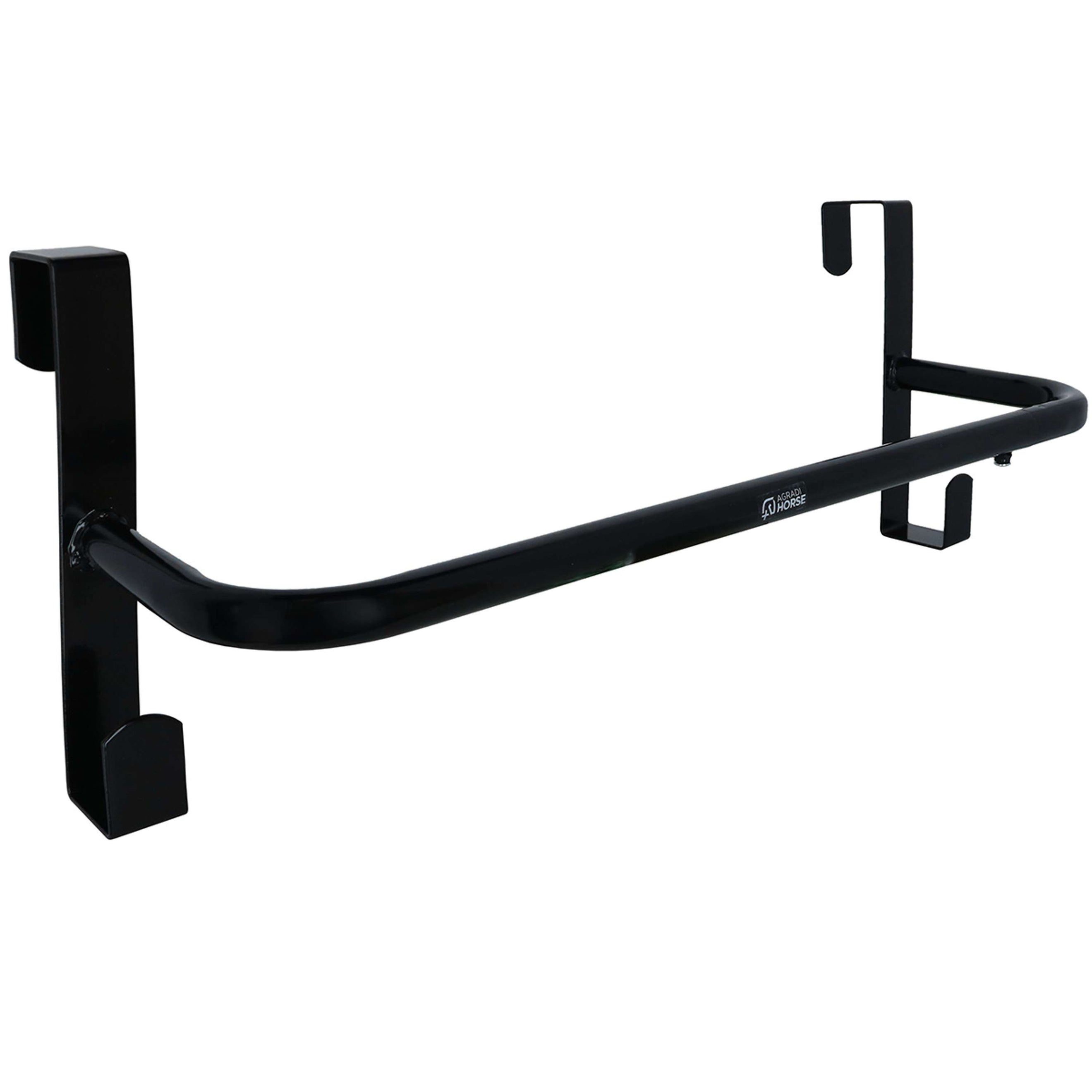 Agradi Horse Soporte para Mantas para Puerta de Establo Negro