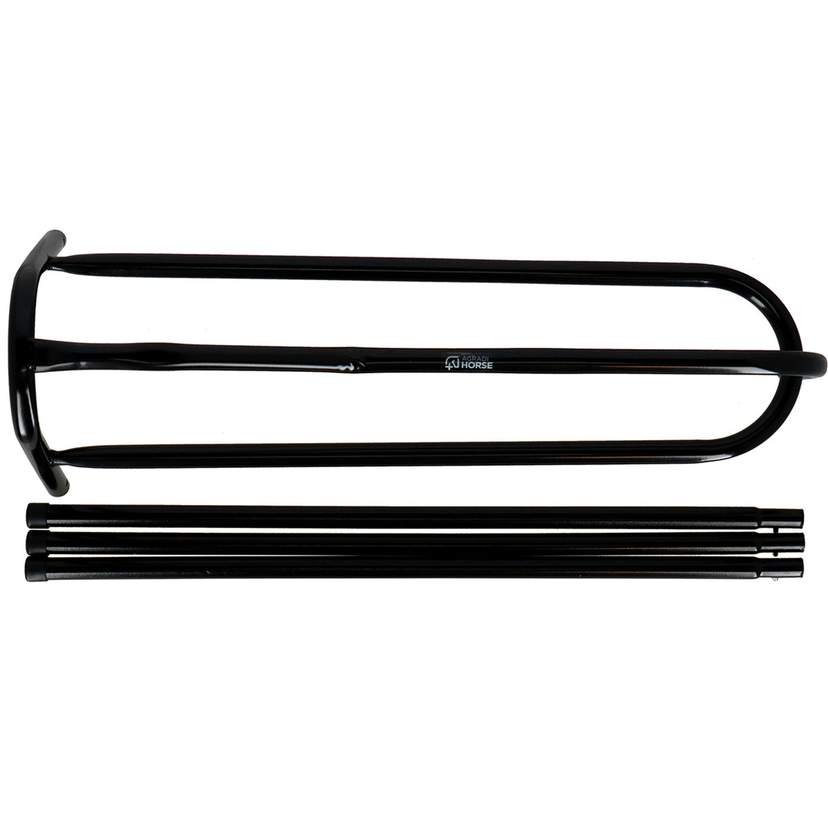 Agradi Horse Soporte para Silla de Montar Negro